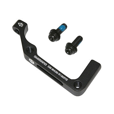 SHIMANO ACHTER MTB SCHIJFREMADAPTER 180 mm SCHIJF POST-MOUNT CALIPER OP INTERNATIONAAL FRAME