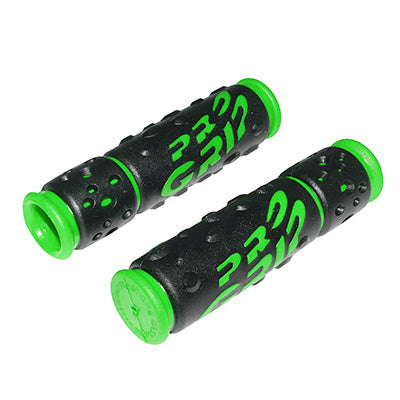 PROGRIP 953 BLACK-GREEN MTB HANDLE Ø22mm L122mm PRE-CUT FOR 90mm (PAIR)