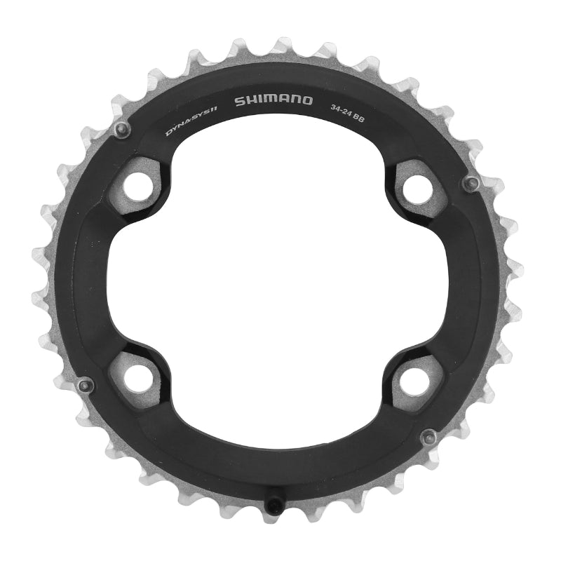 4BRA D.96 MTB CHAINRING FOR SHIMANO SLX M7000 DOUBLE 34T OUTER GENUINE 11V.