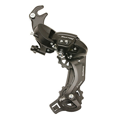 DERAILLEUR VTT ARRIERE SHIMANO TY300  6-7V. AVEC PATTE