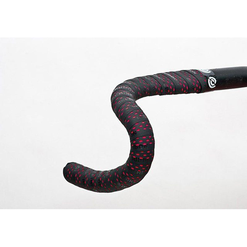 RUBAN DE GUIDON - CINTRE BIKE RIBBON DROP NOIR-ROUGE