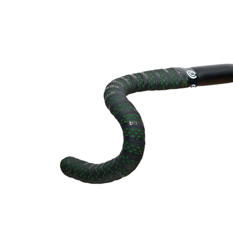 HANDLEBAR TAPE - BIKE RIBBON DROP HANDLEBAR BLACK-GREEN