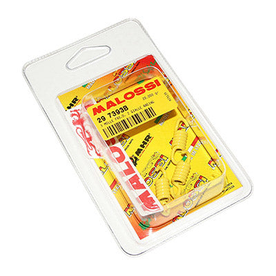 RESSORT EMBRAYAGE SCOOT MALOSSI RACING POUR EMBRAYAGE ORIGINE PIAGGIO 50 ZIP, TYPHOON, NRG-GILERA 50 STALKER, RUNNER   -DIAM 107-  DIAM 2mm JAUNE (JEU)