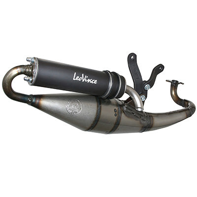 SCOOT LEOVINCE TT ZWART UITLAAT VOOR MBK 50 BOOSTER 1999+2003, BOOSTER NG, STUNT-YAMAHA 50 BWS 1999+2003, BWS NG, SLIDER (REF 4053B)