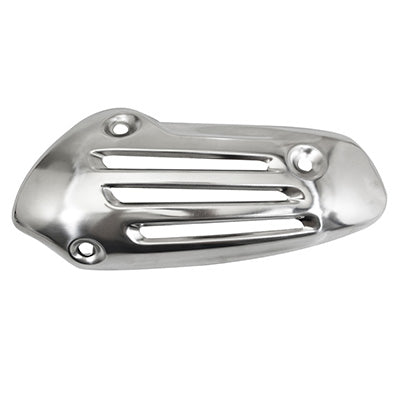 PROTECTION-TOLE DE POT ECHAPPEMENT CHROME ORIGINE PIAGGIO 50-125 VESPA SPRINT, PRIMAVERA 2016-2020 -1A006767-