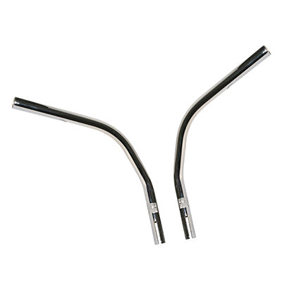 ADAPTABLE CYCLO HANDLEBAR PEUGEOT 103 MVL CHROME STEEL (PAIR) -P2R SELECTION-