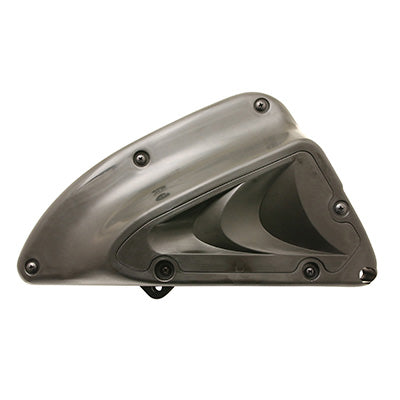 AANPASBAAR SCOOT-LUCHTFILTER PIAGGIO 50 TYPHOON 1997+2004, NRG 1997+2004-GILERA 50 RUNNER 1997+2004, STALKER 1997+2004 ZWART -P2R-