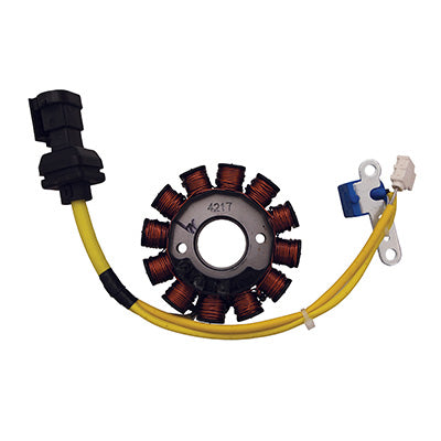 STATOR ALLUMAGE MAXISCOOTER ADAPTABLE PIAGGIO 125 FLY 2005+, VESPA LX 2005+, LIBERTY 2005+ - GILERA 125 RUNNER 2006 - APRILIA 125 MOJITO 2008+, SPORT CITY ONE 2008+  (12 POLES)  -SELECTION P2R-