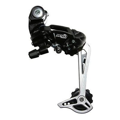 SUNRACE M91 9S MTB-ACHTERDERAILLEUR. LANGE SCHROEFDEKSEL (COMPATIBEL MET SHIMANO)