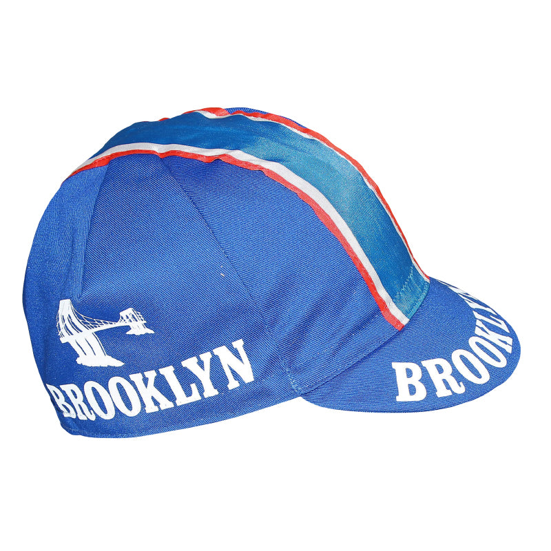 VINTAGE BROOKLIN BLUE EQUIPPED BICYCLE CAP