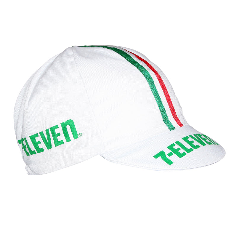 7-ELEVEN VINTAGE TEAM CYCLING CAP WHITE