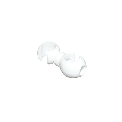 P2R WHITE BRAKE-DERAILLEUR HOUSING CLIP (SOLD BY 10PCS)