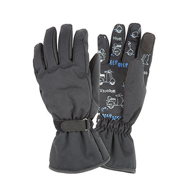 TUCANO CHILDREN'S AUTUMN-WINTER GLOVES PASSWORD CE KID BLACK 8 YEARS (EN13594 APPROVED)