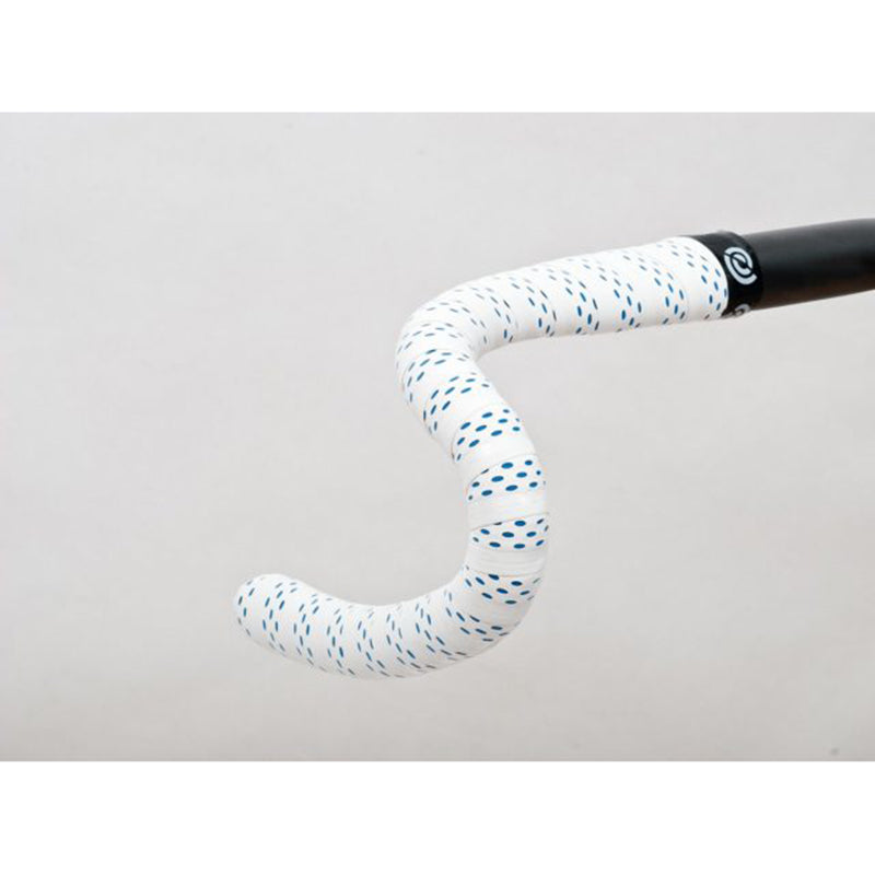 HANDLEBAR TAPE - BIKE RIBBON DROP HANDLEBAR WHITE-BLUE