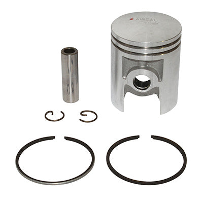 PISTON SCOOT AIRSAL POUR MBK 50 OVETTO 2T, MACH G-YAMAHA 50 NEOS 2T, JOG-APRILIA 50 SR-MALAGUTI 50 F10 (POUR CYLINDRE ALU AIRSAL)