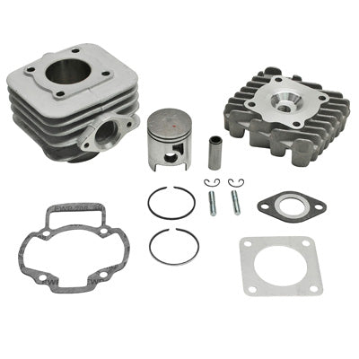 HAUT MOTEUR SCOOT ADAPTABLE PIAGGIO 50 ZIP 2T, TYPHOON, LIBERTY 2T-GILERA 50 STALKER, ICE-APRILIA 50 SR AIR  -ALU NIKASIL AIRSAL-