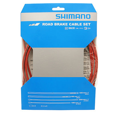 SHIMANO RED ROAD BRAKE TRANSMISSION-TEFLON CABLE (2CABLES-2 SHEATHES TRANSMISSION KIT)