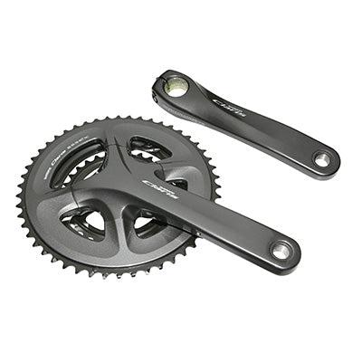 SHIMANO 8-9S ROAD CRANKSET. CLARIS BLACK 170 mm 50-39-30 (INTEGRATED AXLE)