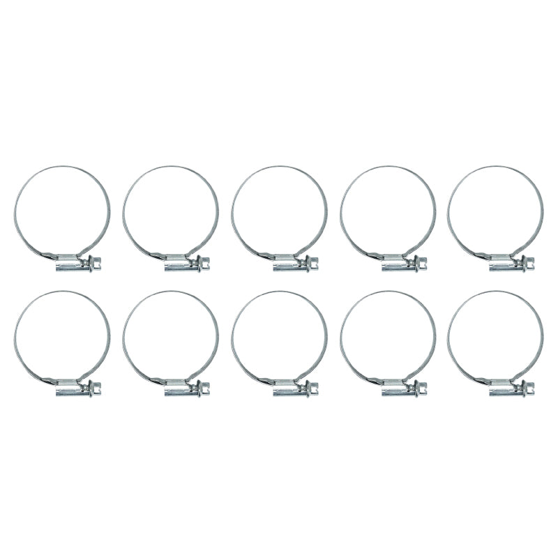 COLLIER DE SERRAGE METAL A CREMAILLERE 32x50mm  (SACHET DE 10 PIECES) LARGEUR 9mm   -SELECTION P2R-