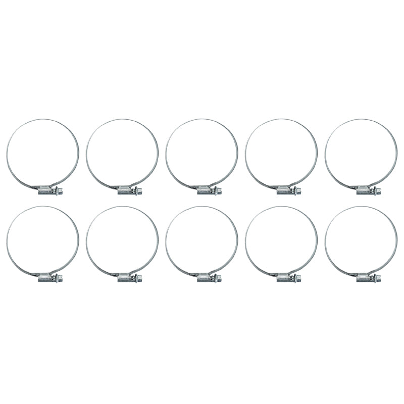 COLLIER DE SERRAGE METAL A CREMAILLERE 50x70mm  (SACHET DE 10 PIECES) LARGEUR 9mm  -SELECTION P2R-