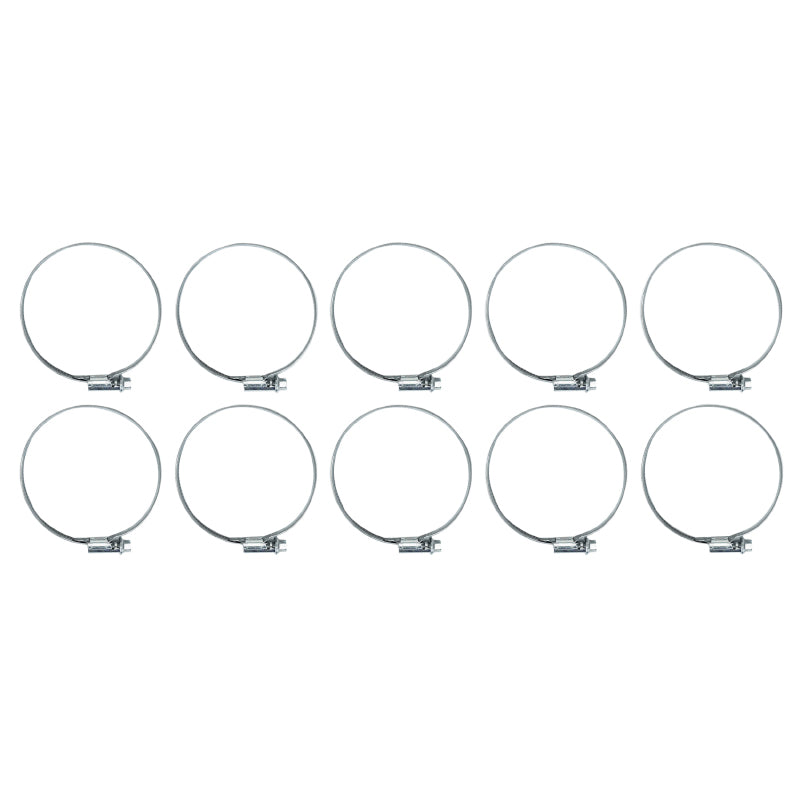 COLLIER DE SERRAGE METAL A CREMAILLERE 60x80mm  (SACHET DE 10 PIECES) LARGEUR 9mm  -SELECTION P2R-