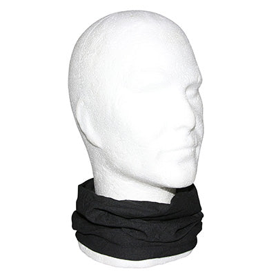 BANDANA - HEAD WARMER - NECK WARMER - BLACK HEADBAND