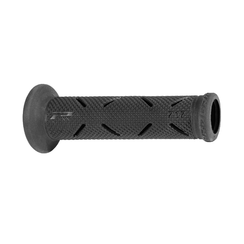 REVETEMENT POIGNEE PROGRIP MOTO ON ROAD 717 DOUBLE DENSITE NOIR OPEN END 122mm (PAIRE)