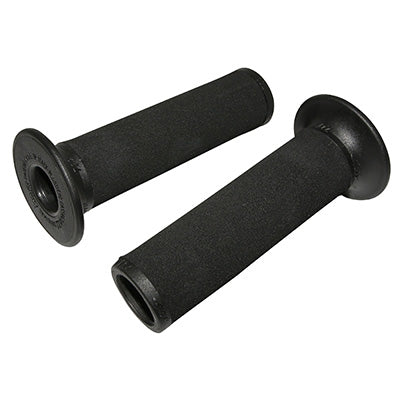 PROGRIP MOTO ON ROAD 722 HANDLE COVERING SINGLE DENSITY FOAM BLACK OPEN END 125mm (PAIR)