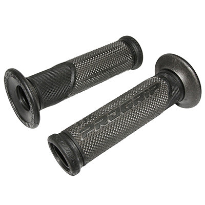 REVETEMENT POIGNEE PROGRIP SCOOTER ON ROAD 732 DOUBLE DENSITE NOIR-TITANE OPEN END 125mm (PAIRE)