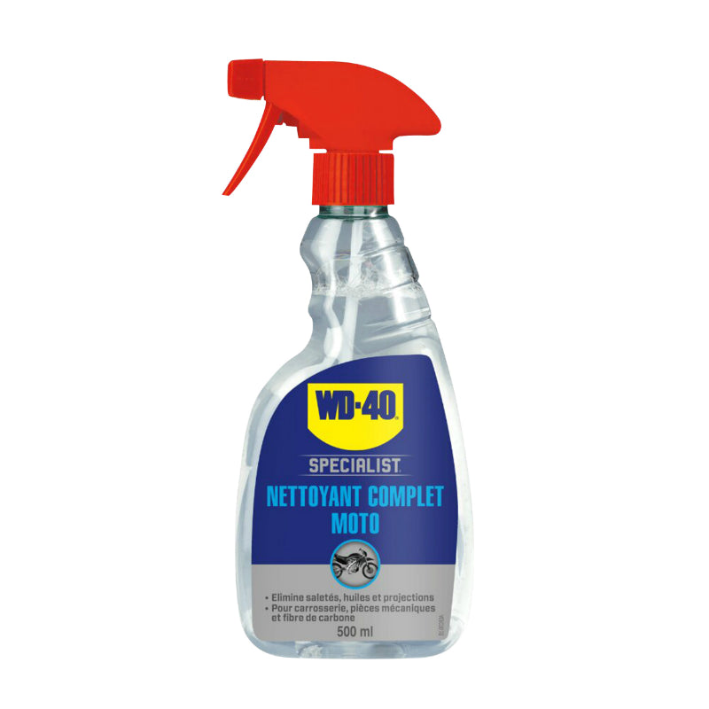 WD-40 SPECIALIST COMPLETE MOTORFIETS MULTIFUNCTIONELE REINIGER (SPRAY-SPRAY 500 ml)