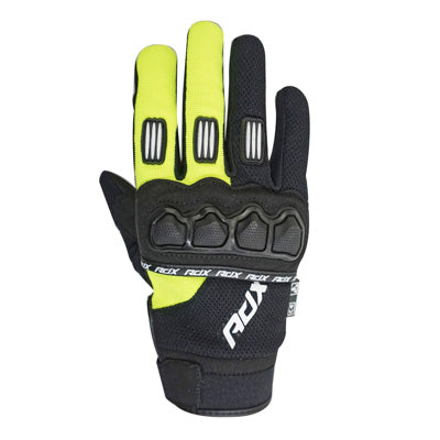 GANTS CROSS ADX TOWN NOIR-JAUNE FLUO  T 6 (XXS)  ENFANT  (HOMOLOGUE EN 13594:2015)