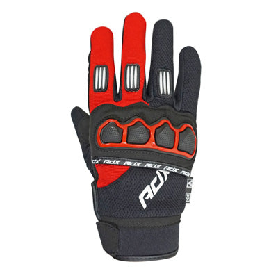 GANTS CROSS ADX TOWN NOIR-ROUGE  T 6 (XXS)  ENFANT  (HOMOLOGUE EN 13594:2015)