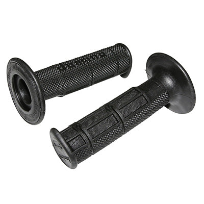 DOMINO MOTO OFF ROAD 1150 BLACK CLOSED END HANDLE COVER 120mm (BETA 50 RR) (PAIR)