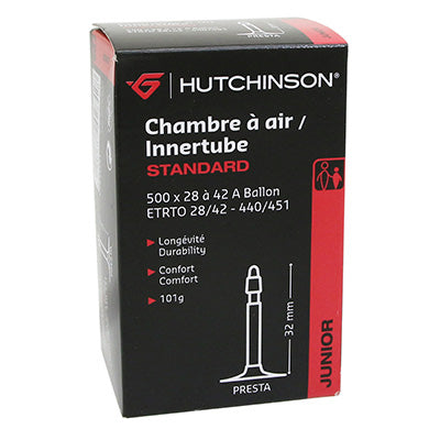 BICYCLE AIR TUBE 500 x 28-42A HUTCHINSON PRESTA VALVE 32mm 101g