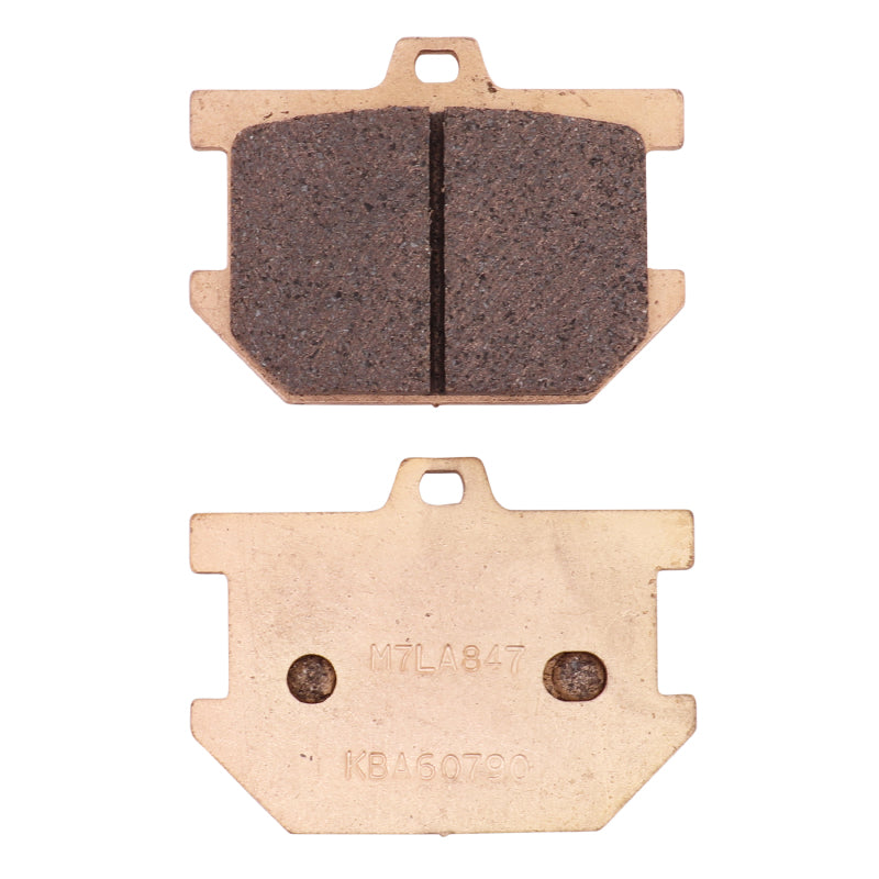 PLAQUETTE DE FREIN CL BRAKES POUR YAMAHA 400 XS 1977+1979 AV-AR, 500 SR 1978+1982 AV, 850 XS 1980+AV-AR, 1100 XS 1978+1980 AV-AR  (1 JEU DE 2 PLAQUETTES) (2847 A3+ TOURING METAL FRITTE)