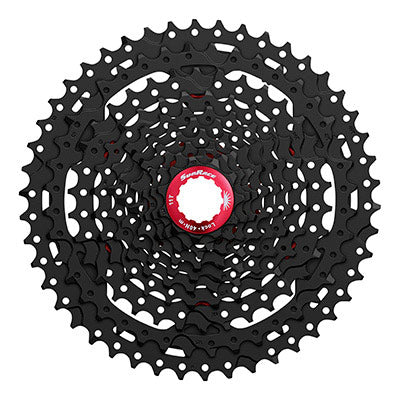 10V-CASSETTE. SUNRACE MX3 11-46 MTB VOOR SHIMANO ZWART (BOEK IN DOOS) (11-13-15-18-21-24-28-34-40-46)