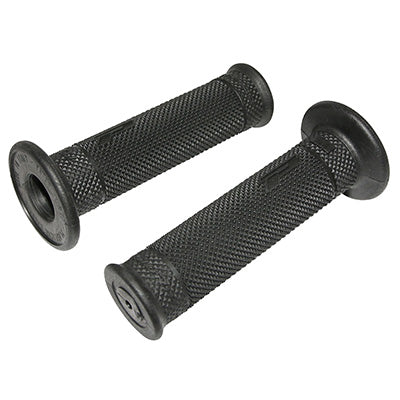 PROGRIP MOTO ON ROAD 711 ENKELE DICHTHEID ZWART GESLOTEN EINDHENDEL BEDEKKING 118 mm (PAAR)