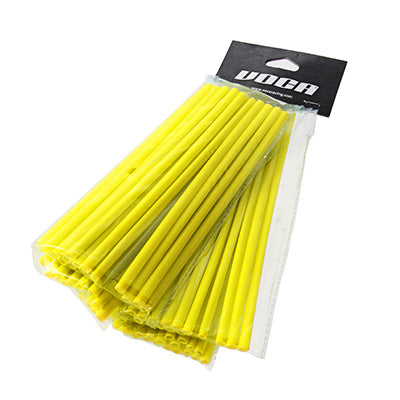 VOCA SPOKES FLUORESCENT YELLOW SPOKE COVER (FRONT + REAR KIT)