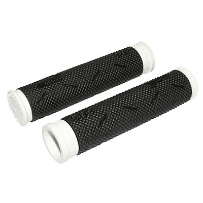 PROGRIP 808 BLACK-WHITE MTB HANDLE Ø22mm L120mm (PAIR)