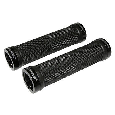 POIGNEE VTT PROGRIP 999 NOIR Ø22mm L125mm AVEC COLLIER CHC (PAIRE)