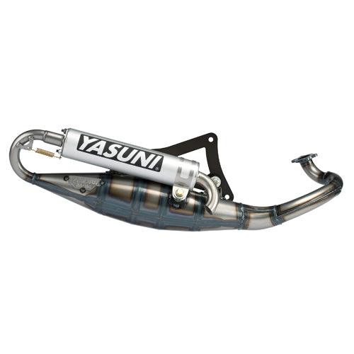 SCOOT YASUNI R GESCHILDERDE UITLAAT VOOR PEUGEOT 50 LUDIX H2O, VIVACITY 2008+, KISBEE 2T, SPEEDFIGHT 3 2T (ALU GELUIDDEMPER) -TUB225