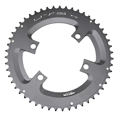 ROAD CHAINRING 4BRA D.110 FOR SHIMANO 105 5800 MICHE 51TTS EXTERIOR BLACK 11V.