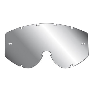 ECRAN MASQUE-LUNETTES CROSS PROGRIP POUR MODELE 3200-3201-3204-3301-3450 ARGENT MULTICOUCHES MIROIR - ANTI-BUEE-ANTI-RAYURES-ANTI-U.V.