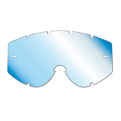 ECRAN MASQUE-LUNETTES CROSS PROGRIP POUR MODELE 3200-3201-3204-3301-3450 BLEU CLAIR MULTICOUCHES MIROIR - ANTI-BUEE-ANTI-RAYURES-ANTI-U.V.