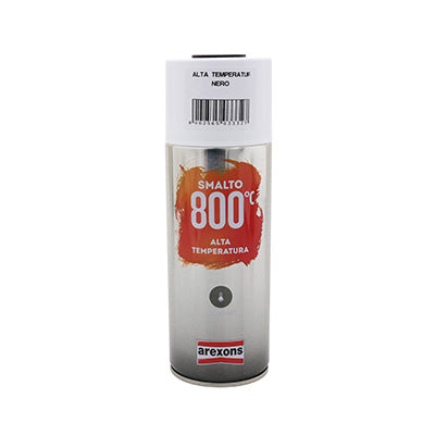 BOMBE DE PEINTURE AREXONS PRO HAUTE TEMPERATURE 800°C NOIR AEROSOL 400 ml (3332)