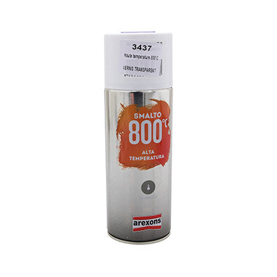 BOMBE DE PEINTURE AREXONS PRO HAUTE TEMPERATURE 800°C VERNIS TRANSPARENT AEROSOL 400 ml (3437)