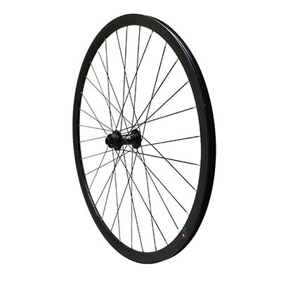 ROUE GRAVEL - ROUTE DISQUE 700 PULSE AVANT MOYEU ROULEMENT CENTERLOCK NOIR TUBELESS READY AXE TRAVERSANT 12-100mm JANTE 19C 32 RAYONS ACIER NOIR