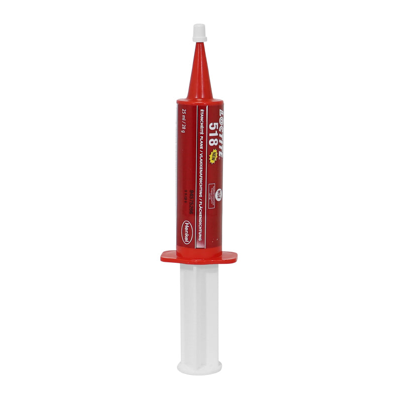 LOCTITE 518 SEMI-FLEXIBELE RODE VOEGENPASTA (25 ML SPUIT IN BLISTER)