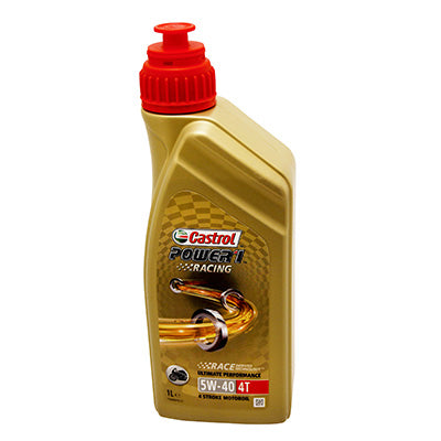 HUILE MOTEUR 4 TEMPS CASTROL POWER 1 RACING 4T  5W40  (1L)  100% SYNTHETIQUE - RECOMMANDATION BMW