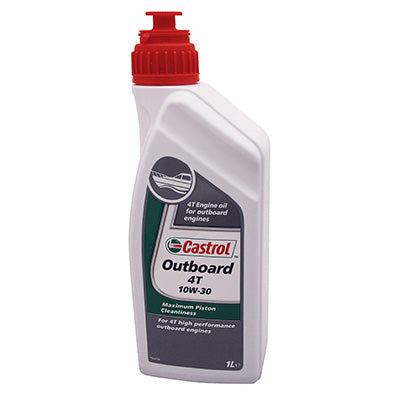 HUILE MOTEUR 4 TEMPS CASTROL OUTBOARD 4T 10W30  (1 L)  SEMI-SYNTHETIQUE